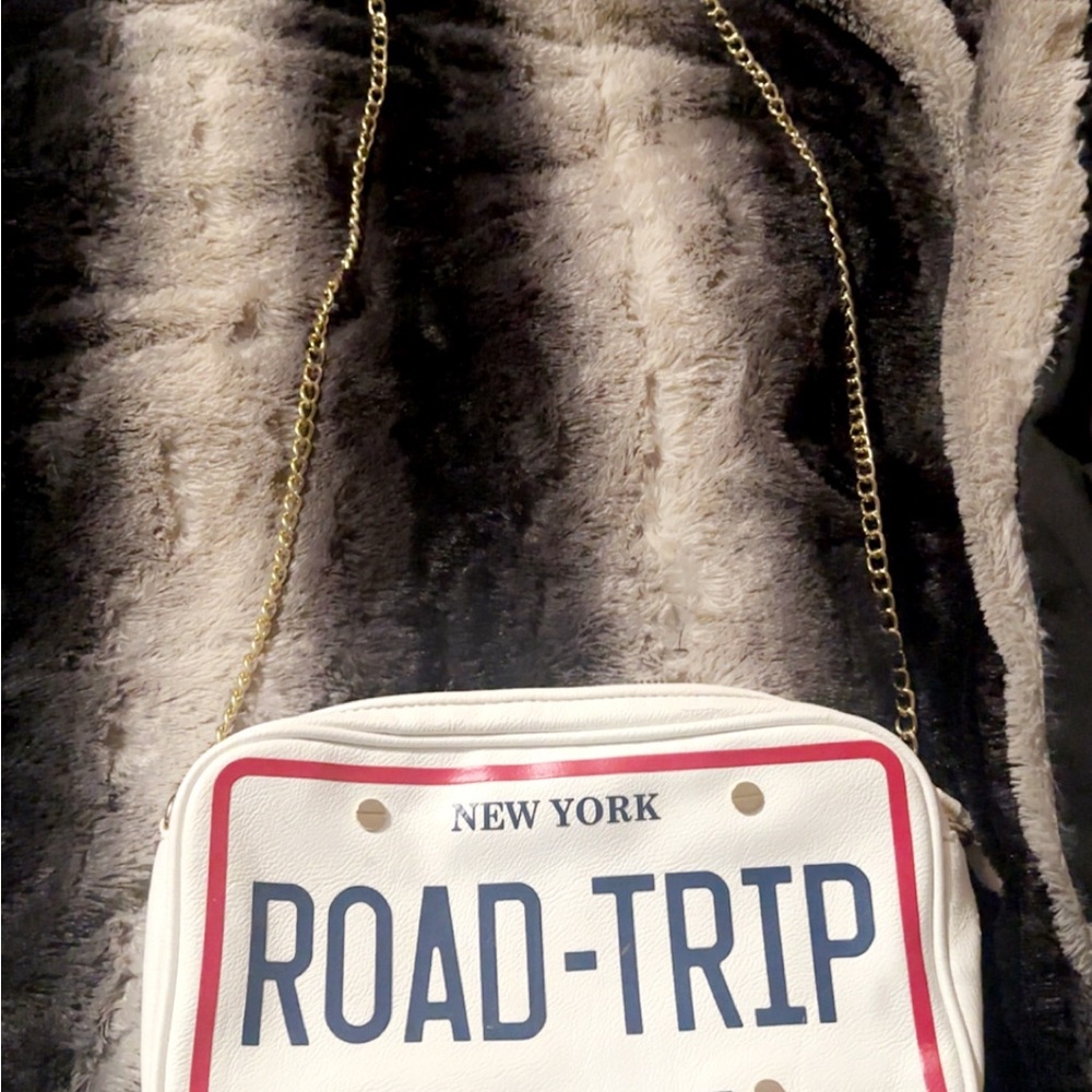 Aldo White Road-Trip Shoulder Bag